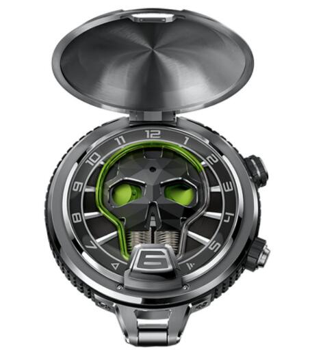 Replica HYT Skull Pocket 159-TD-49-GF-CH Watch